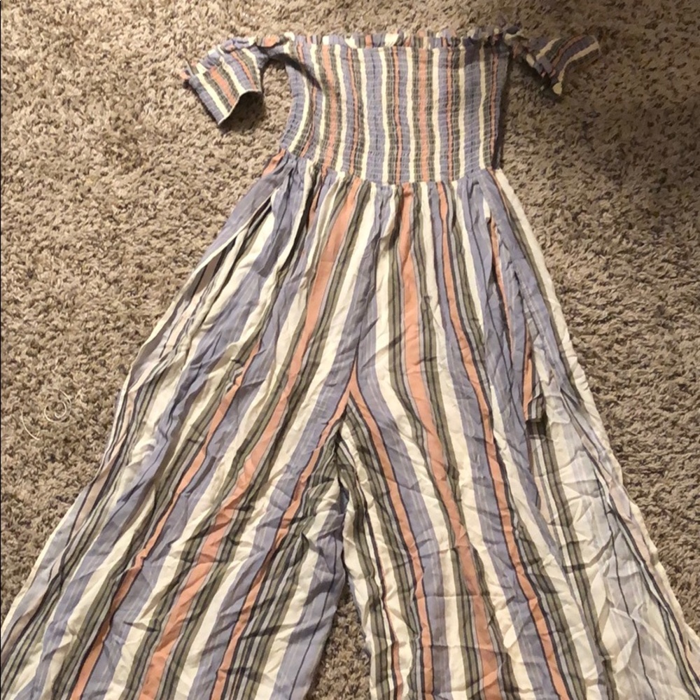 Striped Jumpsuit